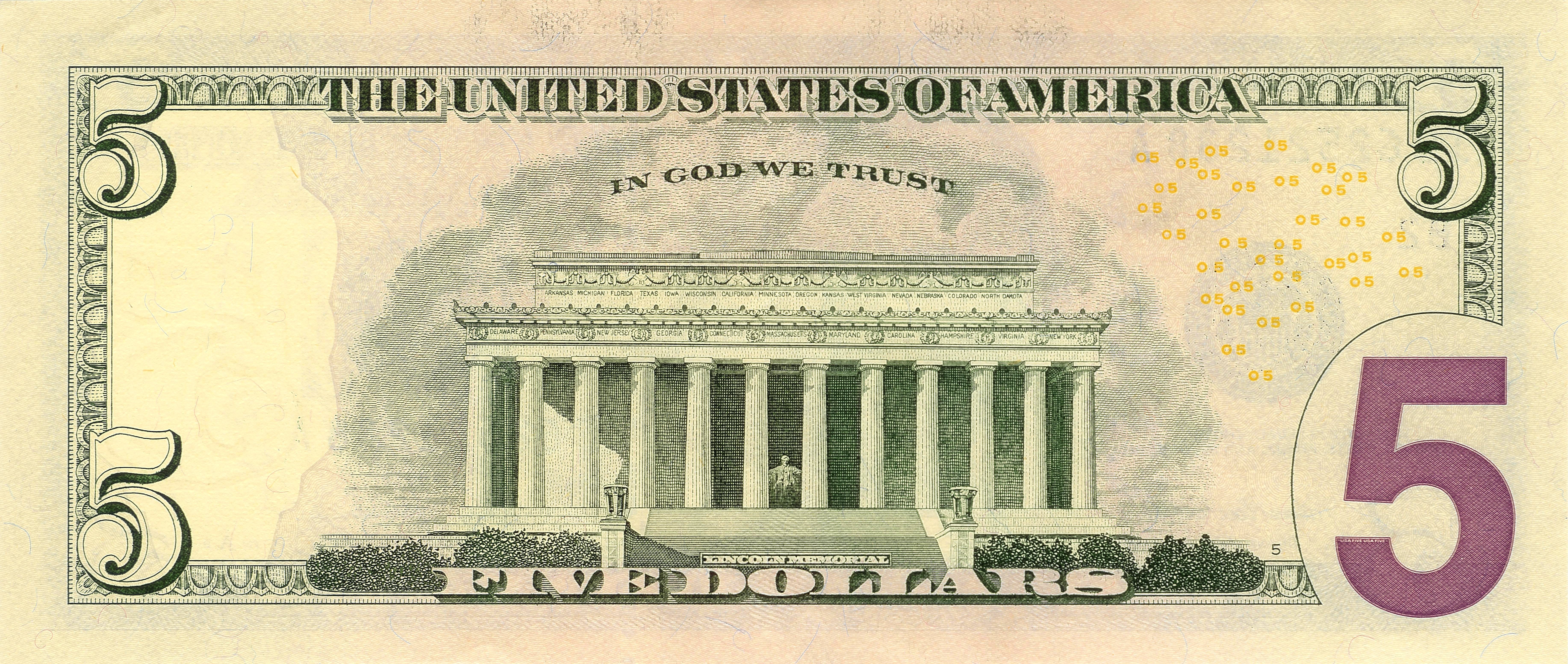 $5 USD back